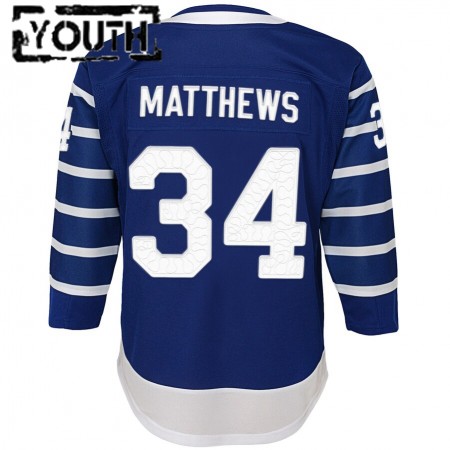 Dětské Hokejový Dres Toronto Maple Leafs Toronto Arenas Auston Matthews 34 Modrý Vintage Authentic